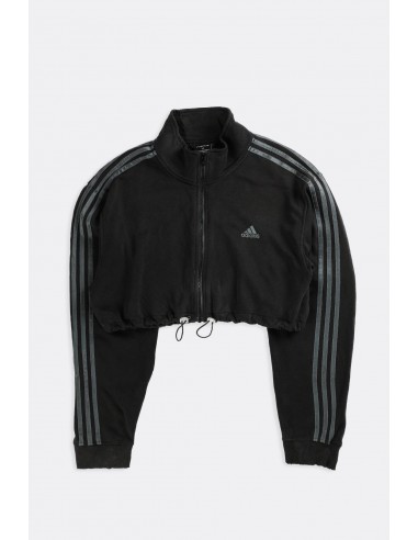 Rework Adidas Crop Zip-Up Jacket - XL l'évolution des habitudes 