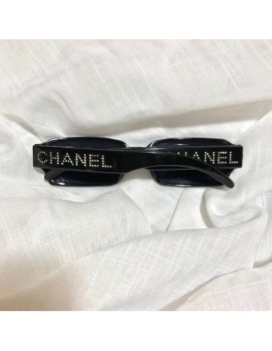 Chanel- Lunettes de soleil strass de pas cher