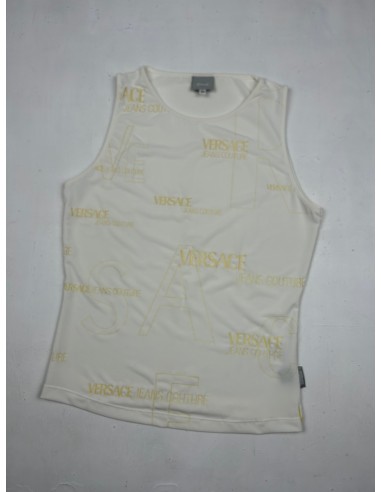 White logo tank top (S/M) livraison et retour toujours gratuits