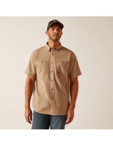 Rebar Made Tough 360 AirFlow Work Shirt, Khaki paiement sécurisé