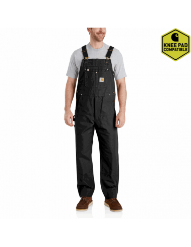 102776-001 - Duck Bib Overalls - Black Découvrez la collection