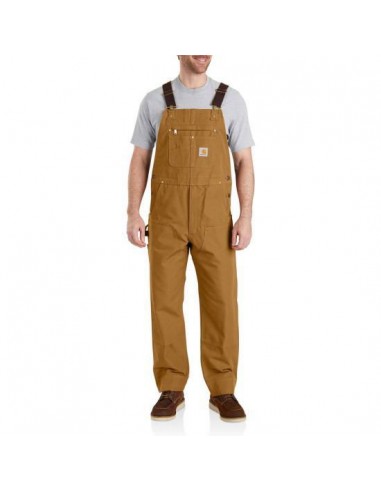 102776-211 - Duck Bib Overalls - Brown le concept de la Pate a emporter 