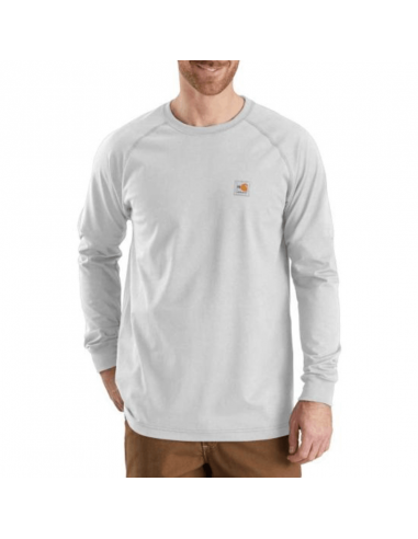 FR Force Long Sleeve T-Shirt - Light Grey hantent personnes