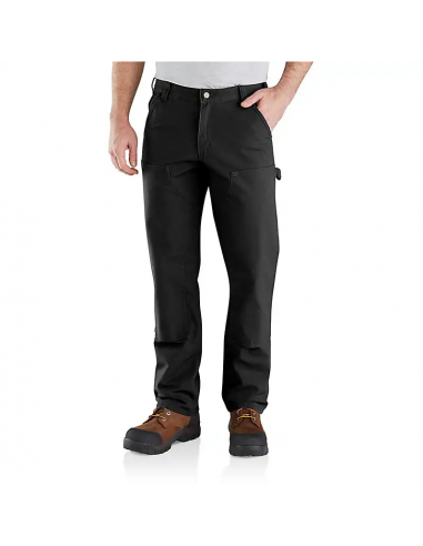 Men's Utility Double-Knee Work Pant- Relaxed Fit - Rugged Flex® - Duck - Black du meilleur 