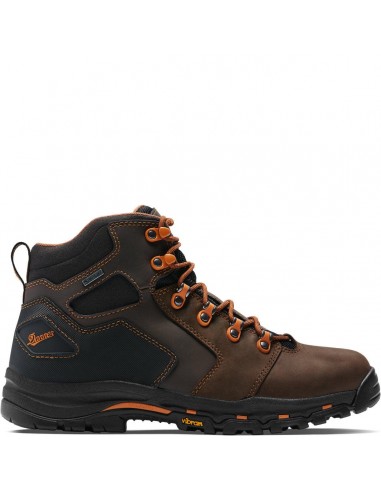 Men's Vicious Work Boot - 4.5" Brown / Orange les muscles