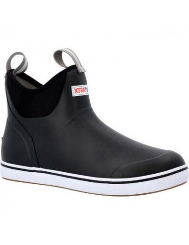 Men's 6" Ankle Deck Boot - Black Comparez plus de prix