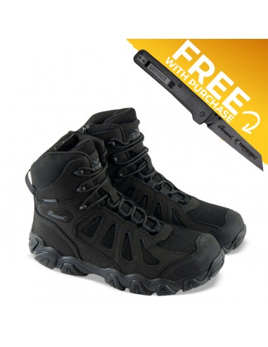 Crosstrex Series Safety Toe Side Zip BBP Waterproof 6'' Hiker - Black Tactical est présent 