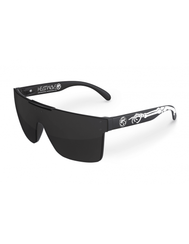 Quatro Sunglasses: Bones Customs - Black Lens/Black Bar Véritable concentré