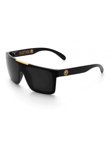 Quatro Sunglasses: Black/Gold - Polarized Black Lens Jusqu'à 80% De Réduction