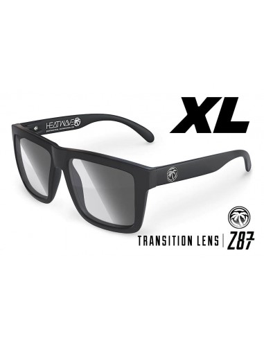 XL Vise Z87 Sunglasses Black Frame: Transition Lens sur le site 