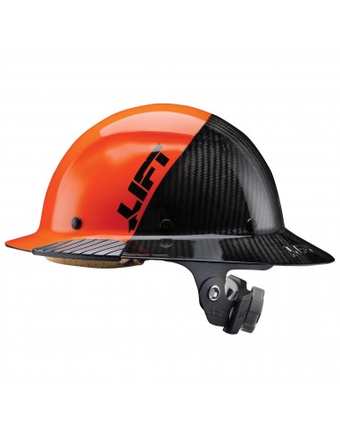 DAX FIFTY50 Carbon Fiber Hardhat - Orange / Black en linge