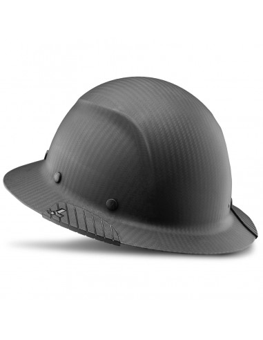 DAX Carbon Fiber Full Brim Hardhat (Matte Black) de technologie