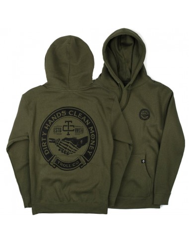 Haggler Hoodie: Military Green est présent 