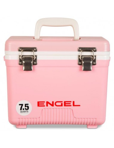 7.5 Quart Drybox / Cooler: Pink hantent personnes