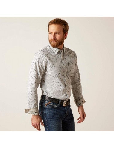 Maddox Stretch Modern Fit Shirt - Grey Amélioration de cerveau avec