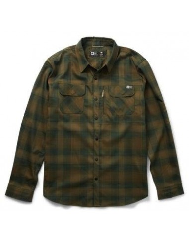 Fathom LS Tech Flannel - Olive le concept de la Pate a emporter 