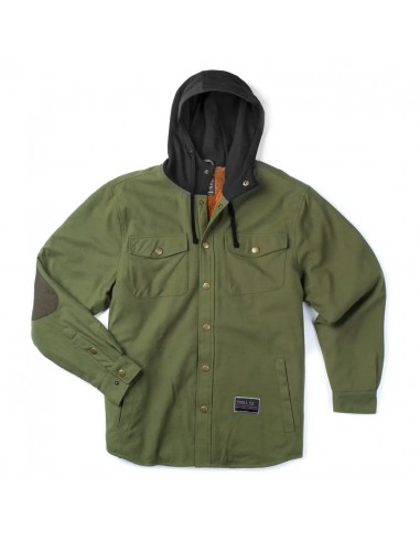 Solid State Flannel Jacket - Olive Black votre