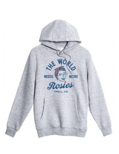 Women’s Retro Rosie Hoodie, Heather Grey outlet