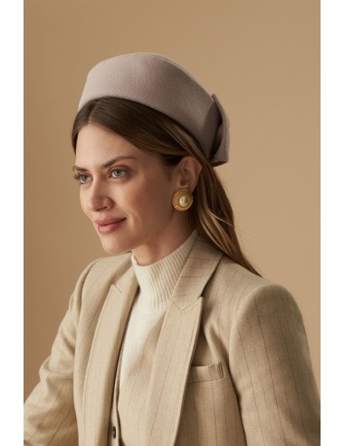 Perdita Beige Pillbox Hat des créatures d'habitude