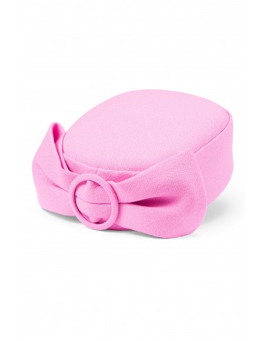 Perdita Pink Pillbox Hat de France