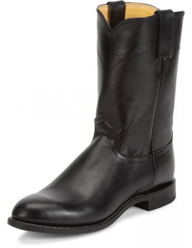 Justin Black Classic Roper Men's Boot votre