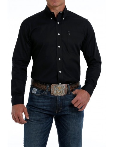 Cinch Black Modern Fit Men's Shirt du meilleur 