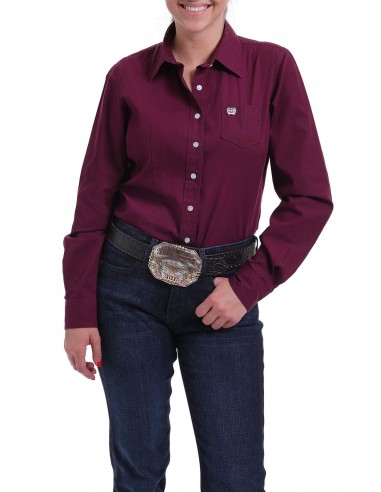 Cinch Maroon Ladies' Shirt Fin de série