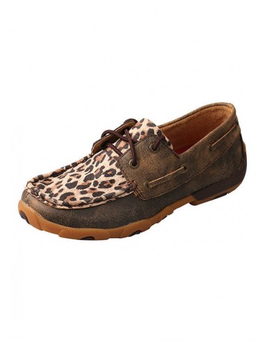 Twisted X Leopard Ladies' Driving Moc Economisez 