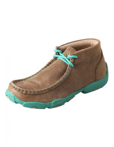 Twisted X Turquoise Children's Driving Moc de votre